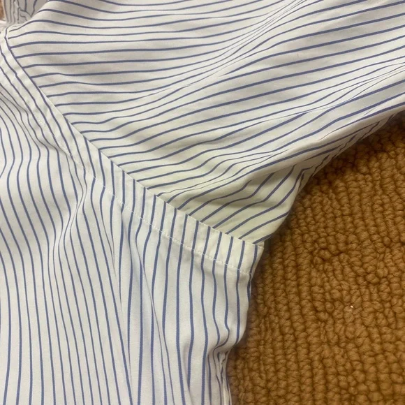 POLO Ralph Lauren dress shirt Size 15 1/2-34 regent classic fit Blue Stripe - Picture 5 of 9